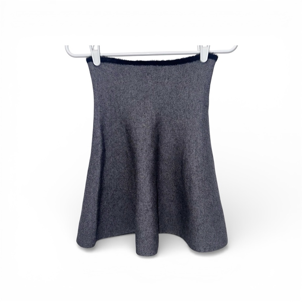 Zara Skirt Gray Short Flared Size Small
